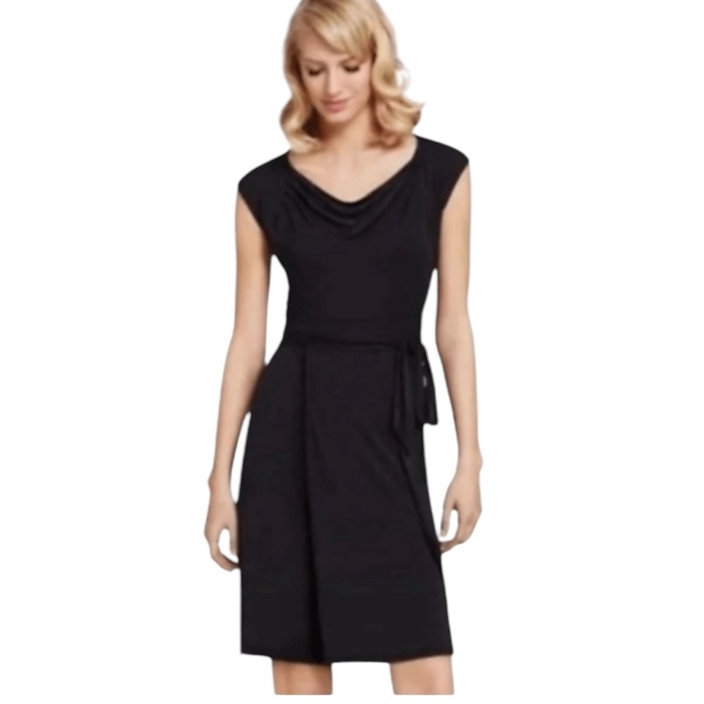 Cabi Stretchy Body Hugging Dress Black